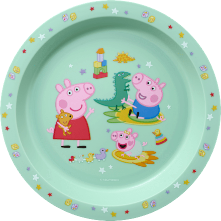 Teller grün, Peppa Pig, 1 St