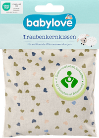 Traubenkernkissen Herz beige, 1 St