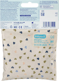 Traubenkernkissen Herz beige, 1 St