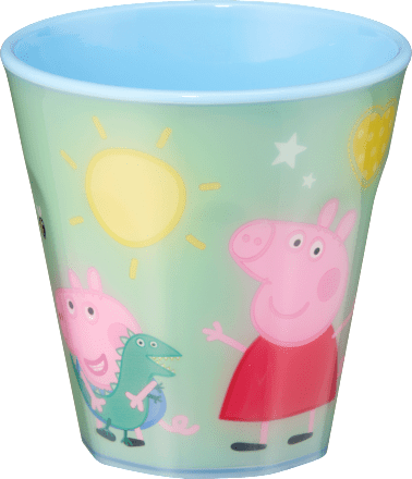 Trinkbecher 9-Kant grün, Peppa Pig, 1 St