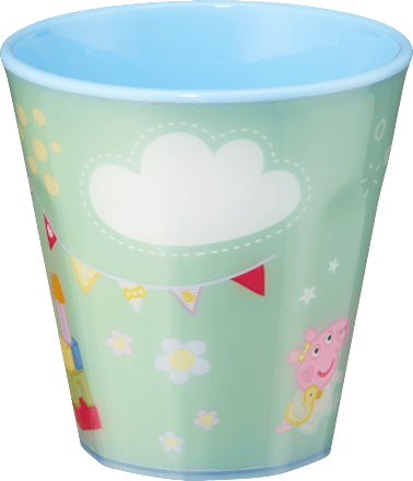 Trinkbecher 9-Kant grün, Peppa Pig, 1 St