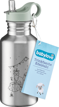 Trinkflasche Edelstahl/mintgrün, 500 ml, 1 St