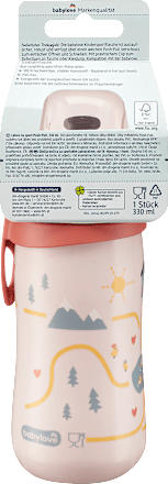 Trinkflasche Kinder  rosa Bauernhof, 330 ml, 1 St