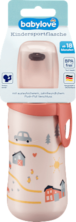 Trinkflasche Kinder  rosa Bauernhof, 330 ml, 1 St