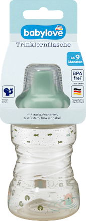 Trinklernflasche grün, ab 9. Monat, 260 ml, 1 St