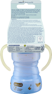 Trinklerntasse Tag & Nacht blau, ab 6. Monat, 260 ml, 1 St