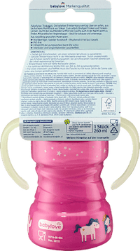Trinklerntasse Tag & Nacht pink, ab 6. Monat, 260 ml, 1 St