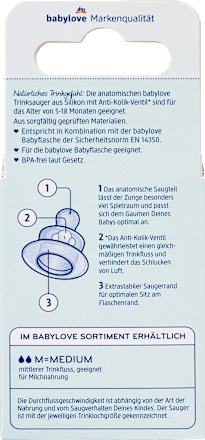 Trinksauger anatomisch Silikon Gr. 2, 5-18 Monate, 2 St