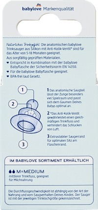 Trinksauger anatomisch Silikon Gr. 2, 5-18 Monate, 2 St