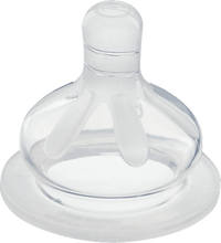 Trinksauger Weithals Silikon, rund Universal Gr. M, von Geburt an, 2 St