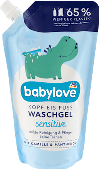 Waschgel Kopf bis Fuß sensitive Nachfüllpack, 500 ml
