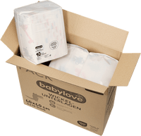 babylove Wickelunterlage 60x 60 cm Monats Pack, 60 St