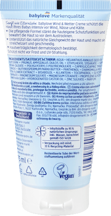 babylove Wind & Wetter Creme sensitive, 75 ml