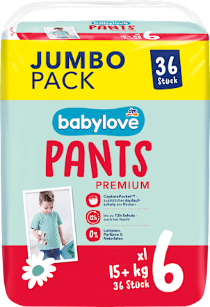 Windel Pants Premium Gr. 6 XL (15+ kg) Jumbo Pack, 36 St