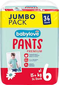 Windel Pants Premium Gr. 6 XL (15+ kg) Jumbo Pack, 36 St