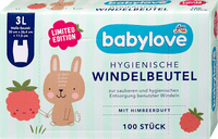 Windelbeutel hygienisch mit Himbeerdurft, 100 St