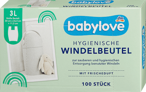 Luiertasjes met frisse geur, 100 stuks