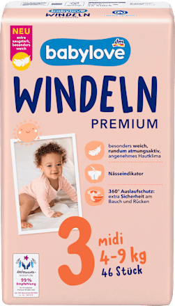Windeln Gr. 3 midi (4-9 kg), 46 St