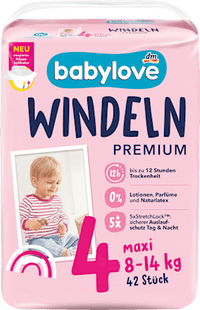 Windeln Gr. 4 maxi (8-14 kg), 42 St