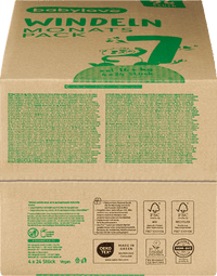 babylove Windeln Gr. 7 xxl (16+ kg) Monatspack, 96 St
