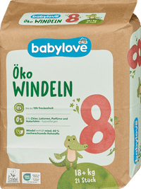 Windeln Öko Gr. 8 (18+ kg), 21 St