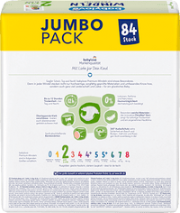 Windeln Premium Gr. 2 mini (3-6 kg), Jumbopack, 84 St