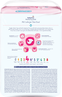 Premium luiers maat 4 (8-14 kg), 42 stuks