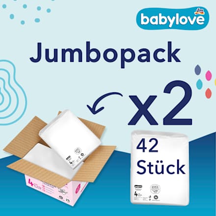 Windeln Premium Gr. 4 maxi (8-14 kg), Jumbopack, 84 St