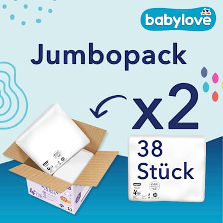 Windeln Premium Gr. 4+ maxiplus (9-15 kg) Jumbopack, 76 St