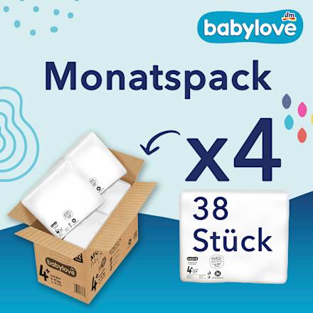 Windeln Premium Gr. 4+ maxiplus (9-15 kg), Monatspack, 152 St