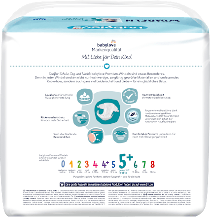 Windeln Premium Gr. 5+ juniorplus (11-18 kg), 34 St