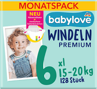 Windeln Premium Gr. 6 XL (15-20 kg) Monatspack, 128 St