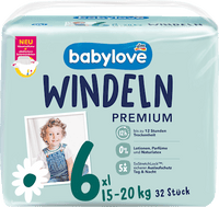 Windeln Premium Gr. 6 XL (15-20 kg), 32 St