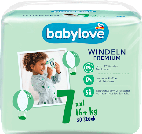 Premium Luiers Maat 7 XXL 16+ kg, 30 stuks