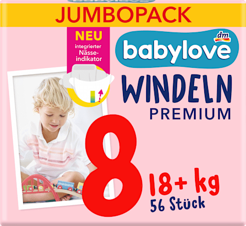 Windeln Premium Gr. 8 (18+ kg) Jumbopack, 56 St