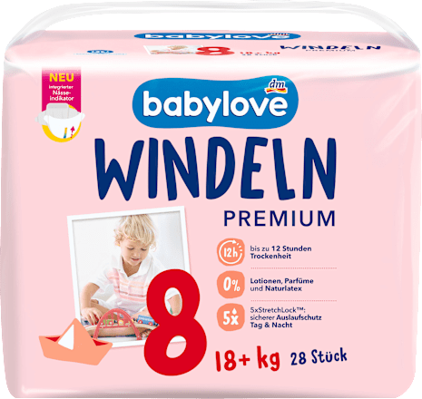 Windeln Premium Gr. 8 (18+ kg), 28 St