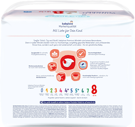 Premium luiers maat 8 18+ kg, 28 stuks