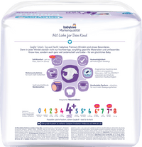 babylove Windeln Premium Tag & Nacht Gr. 4+ (8-14 kg), 38 St