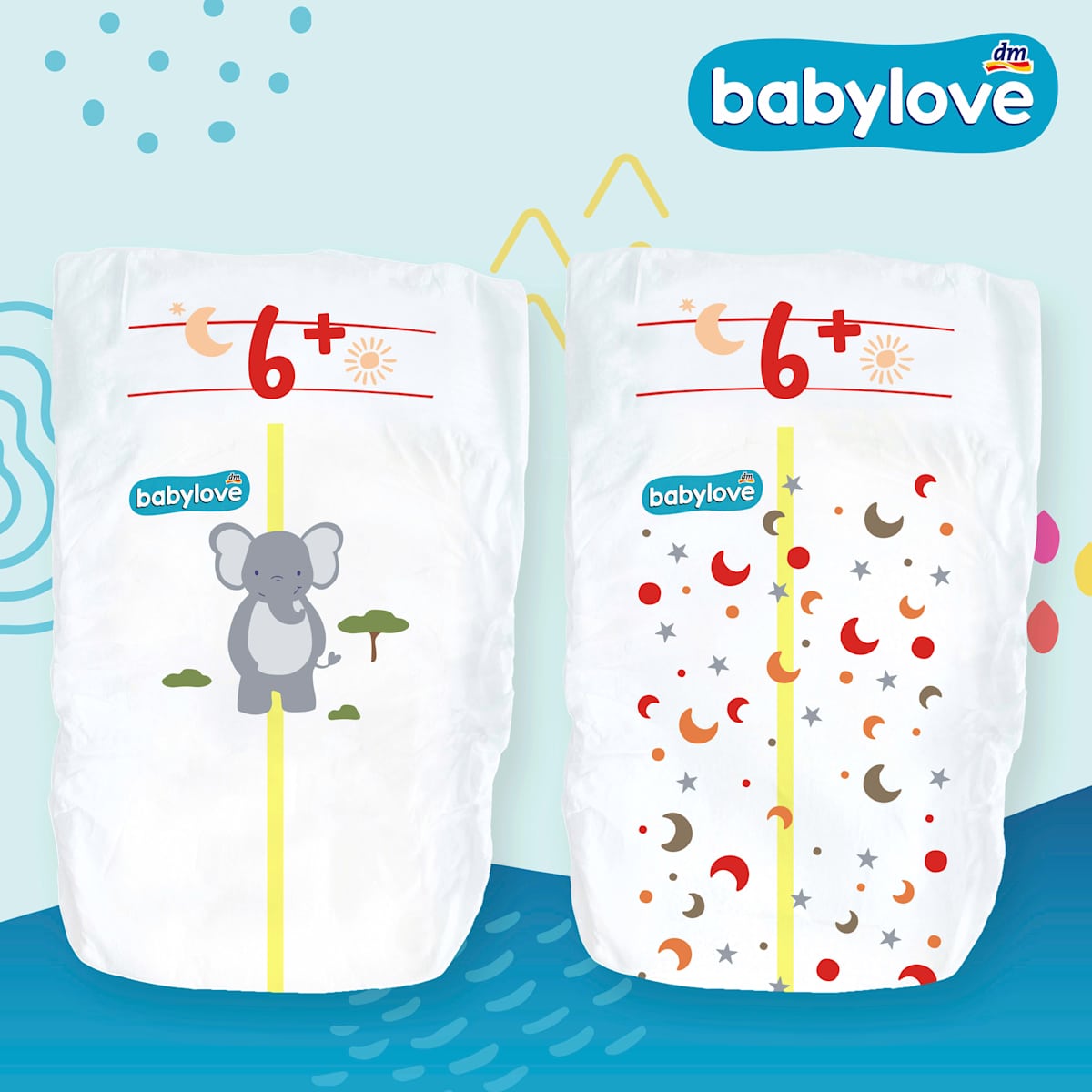 babylove Windeln Premium Tag & Nacht Gr. 6+ xl plus (15-20 kg), 30 St
