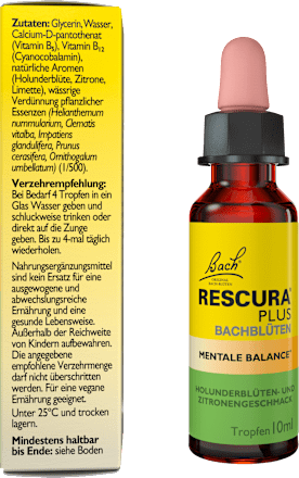 Bachblüten Mentale Balance Tropfen, 10 ml