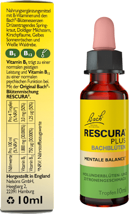 Bachblüten Mentale Balance Tropfen, 10 ml