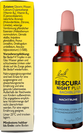 Bachblüten Nachtruhe Tropfen, 10 ml