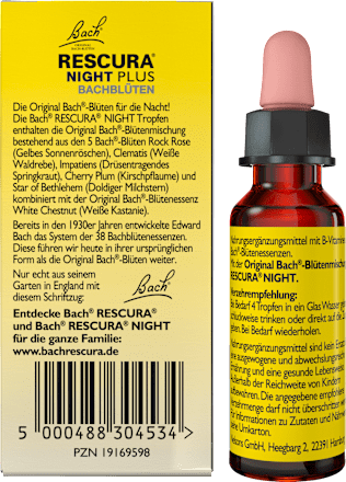Bachblüten Nachtruhe Tropfen, 10 ml