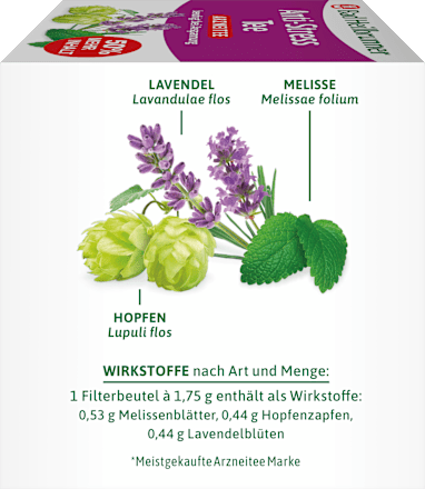 Arzneitee, Anti-Stress Tee (12 Beutel), 21 g