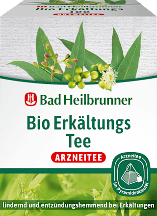 Arzneitee, Bio Erkältungs Tee (12 Beutel), 21,6 g Bad Heilbrunner