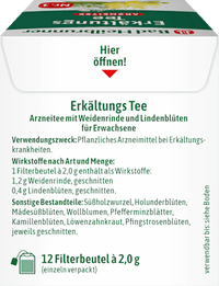Arzneitee, Erkältungs Tee (12 Beutel), 24 g