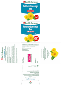 Arzneitee, Fettverdauungs Tee (12 Beutel), 21,6 g