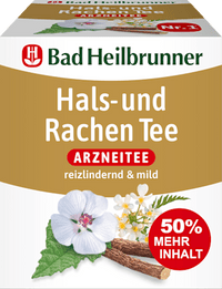 Arzneitee, Hals- & Rachen Tee (12 Beutel), 21 g