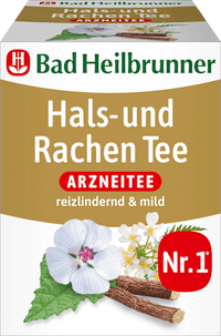 Medicinale thee, keel- en keelholtethee (8 zakjes), 14 g