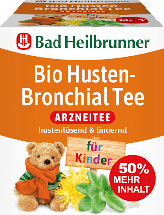 Arzneitee, Husten-Bronchial Tee für Kinder (12 Beutel), 18 g